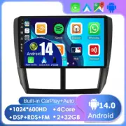 For Subaru Forester 2007-2012 Android 14 GPS Navi Head Unit Car Stereo Car Play
