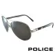【POLICE】時尚飛行員太陽眼鏡 金屬大框面(黑色 POS8640-0579)