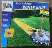 Soak N' Splash 18ft Water Slide With Drench Pool Six Flags expired park Ticket
