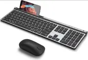 CHESONA Wireless Keyboard & Mouse Combo 2.4GHz Black ~BRAND NEW in the box~