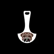 Removable Shopping Trolley Key Token suits Coles, Aldi, Woolies pug dog
