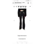 YUYU ACTIVE-ZIPPER BELL DENIM 出清價