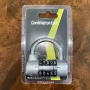 Five Letter Combination Lock - 5 Digit Padlock - School Locker/Gym Locker