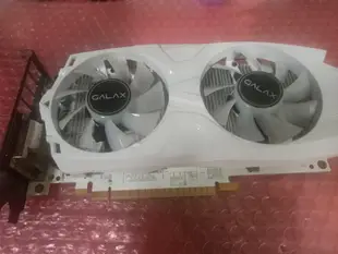 GALAX 影馳顯示卡 型號 GTX1050 Ti EX OC White 4GB 八成新