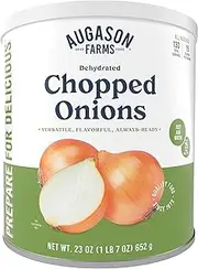 Augason Farms Dehydrated Chopped Onions #10 Can, 23 oz