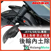 在飛比找蝦皮商城精選優惠-【現貨免運】KOSO 後輪內土除 JET SL 158 後土