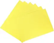 uxcell Light Yellow Shiny EVA Foam Sheets 12 x 8 Inch 2mm Thick for Crafts DIY Projects 6 Pcs