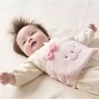 在飛比找momo購物網優惠-【日本妖精之森】嬰兒保暖肚圍 動物造型兩色(日本製 彈性成長