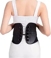 Double Pull Waist Belt Back Waist Support Corset Compression Waist Trainer Women And Men Waist Belt Posture Correction Belt(Medium)
