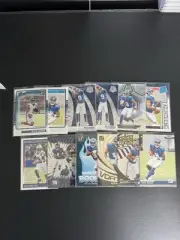 Malik Nabers Rookie Card Lot (12) - Optic Rated Rookie, RC Inserts, NY Giants