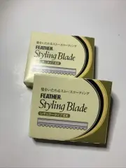 2 Feather Styling Razor hair Shaper Replacement Blades 10 Count Regular Type EX