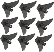 [FOMIYES] 20pcs Men Tie Clips Durable Antislip Triangle Hardware for Weddings Business and Casual Wear Versatile Necktie Fasteners for Professional Appearance