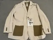 Dockers x Transnomadica Cotton Hemp Patch Pocket Blazer Jacket Mens 2XL XXL $320