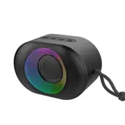 mbeat BUMP B1 IPX6 Bluetooth Speaker with Pulsing RGB Light -Black