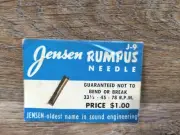 Vintage Jensen Rumpus Needle J-9