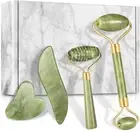 4-Piece Jade Roller & Gua Sha Set | Natural Jade Stone Skincare -AU