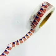 Patriotic Flag bunting Washi Tape Papercraft Planner Supply journal 4th of July
