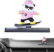 Temporary Parking Card License Plate, Temporary Parking Sign | Car License Plate with Skate Bear, Car Parking Phone Number Plate