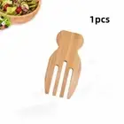 Food Server Unpainted Salad Hands Stirring Fork Salad Spoon Bamboo Salad Claws