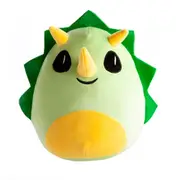 Smooshos Pal Cushion Plush Stuffed Animal Pillow Triceratops 22x16cm Green