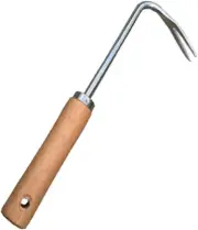 Stainless Steel Weeder Tool with Wooden Handle, Lightweight Garden Weed Puller,