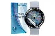 [Set of 3] Samsung Galaxy Watch4 (40 mm) Ultra Clear TPU Film Screen Protectors by MEZON High Protection, Shock Absorption (Watch 4 40mm, Clear)