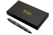 Click Yen Marble Black & White Acrylic Fountain Pen With Jowo Nib New In Box