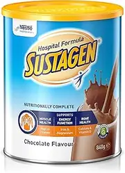 SUSTAGEN Hospital Formula Nutritionally Complete Supplement, High Protein, Low GI, Chocolate Flavour, 840g