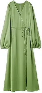 [FRAY I.D] Frey Idy FWFO245221 Women's Cache-Cool Satin Dress