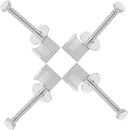 SWOOMEY 4pcs Heavy Duty Truck Tool Box Mounting Clip Stylish and Durable Clamp for Pickup Truck Accessory Versatile Rail Fixer for Tool Box Installation and Car Modification