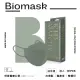 【BioMask杏康安】四層成人醫用口罩-莫蘭迪系列-抹茶綠-10入/盒(醫療級、韓版立體、台灣製造)