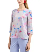 Emporio Armani Watercolor Star Print Top