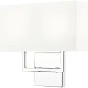 Z-Lite 815-2S-PN Saxon Wall Sconce Wall Light in Polished Nickel