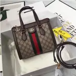 GUCCI 古馳 547551 OPHIDIA系列 GG小號托特包 米色 手提包 斜挎包 側背包近