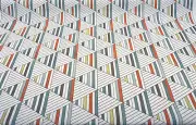 Waverly Flagship Tropic White Contemporary Embroidered Fabric By the Yard