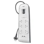 Belkin Surge Protected 6 Outlet Power Board with USB