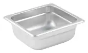 Anti-jam Steam Pan, 1/6 Size, 2-1/2", 23 Ga S/S (12 Each)