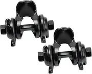 KICHOUSE 2pcs Bike Seat Mount Clip for Mountain Bikes Quick Release Seatpost Clamp Secure Locking Mechanism Aluminum Alloy Construction