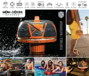 Wow Watersports IP67 Waterproof Bluetooth Speaker 100DBA 17-9000