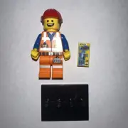 The LEGO Movie Hard Hat Emmet 71004 Series 1 TLM003 Minifigure