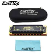 EASTTOP T008K 10Hole Diatonic Blues Harmonica Professional Harmonica Mouth Organ