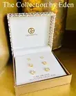 Giani Bernini Earrings- 18k Gold Over Sterling Silver Cubic Zirconia Studs