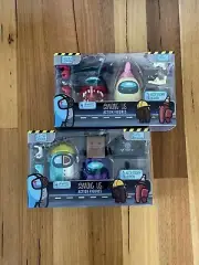2x AMONG US Crewmate 2 Figure Pack Action Figures
