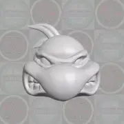 Teenage Mutant Ninja Turtle custom head for Mirage Comics & other action figures