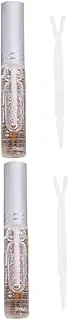 BELLIFFY 2pcs Quick Dry Eyelash Glue Odorless Lash Cluster Adhesive for False Lashes Easy to Apply and Remove Perfect for Daily Professional Makeup