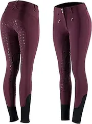 [HORZE] Ladies Diana High Waisted Micro Silicone Full Seat Breeches