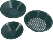 Outdoor Gold Panning Kit Including 10 Inch Small Pan, 3Pc Gold Pans, 14 Inch ...