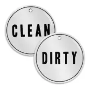 Laundry Basket Clean & Dirty Labels | Great Tags for Kids Rooms, Bathrooms, a...