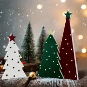 3 Pieces Christmas Tree Tabletop Decor Standing Wooden Christmas Tree Xmas Ta...