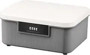Lockable Storage Box 10.31x8.66x4.76 inch Medicine Organizer Box Lockable Storage Trunk for Files Document Organizer Storage Container Bin with Detachable Tray for Home Office School